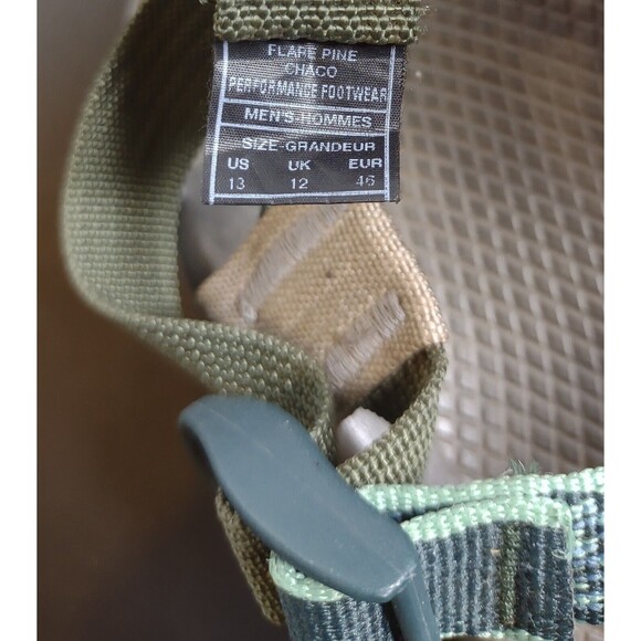 Chaco Z/2 Classic Sandals Men's Size 13 Flare Pine Blue Gray J106173 Adjustable - Picture 8 of 8